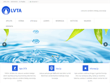 Tablet Screenshot of lvta.lt